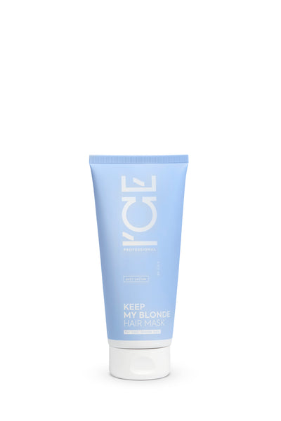 ICE Keep My Blonde plaukų kaukė šviesiems plaukams šalinanti geltoną atspalvį, 200 ml