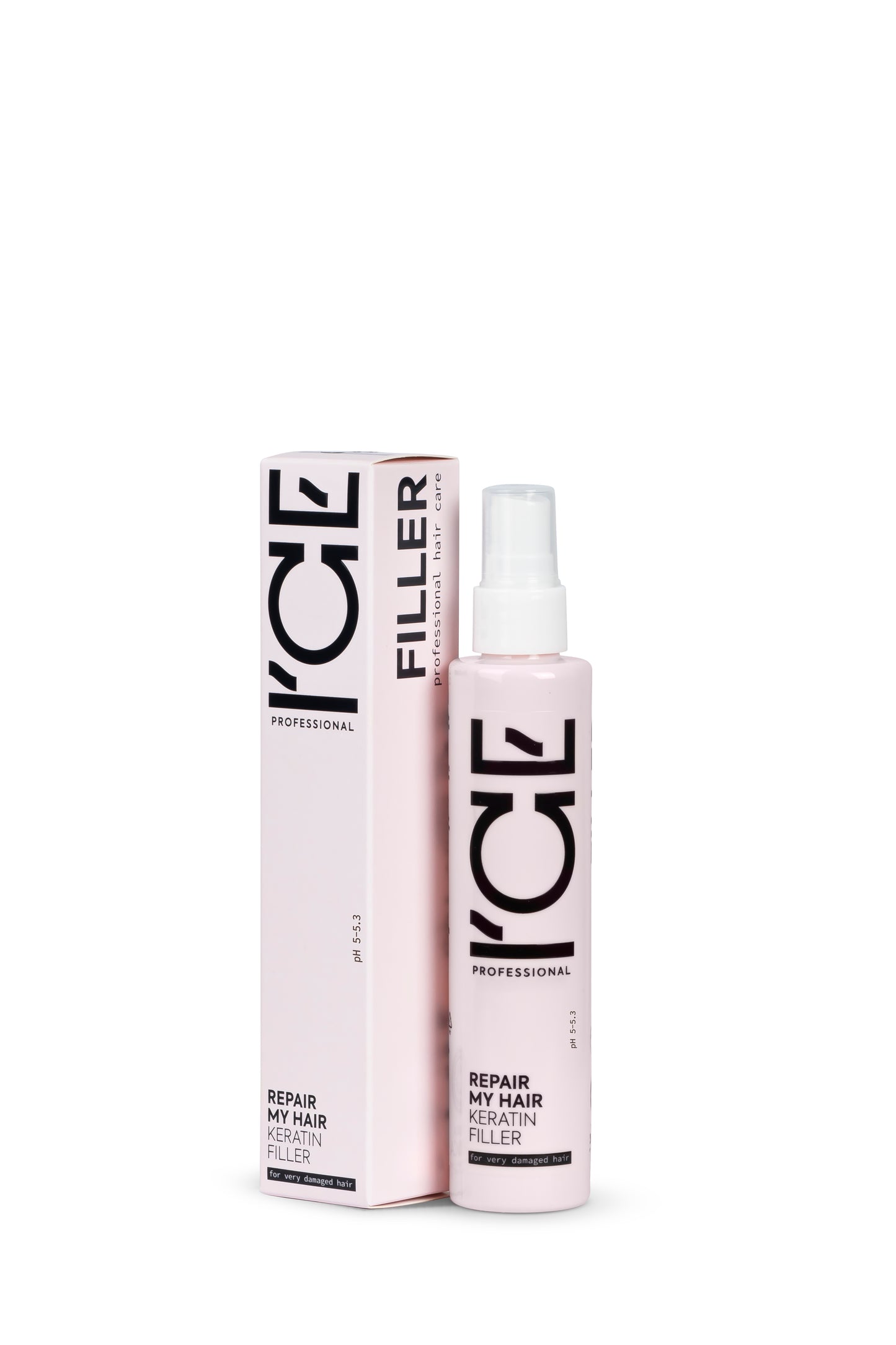 ICE Repair My Hair atstatomasis plaukų fileris pažeistiems plaukams su keratinu, 100 ml
