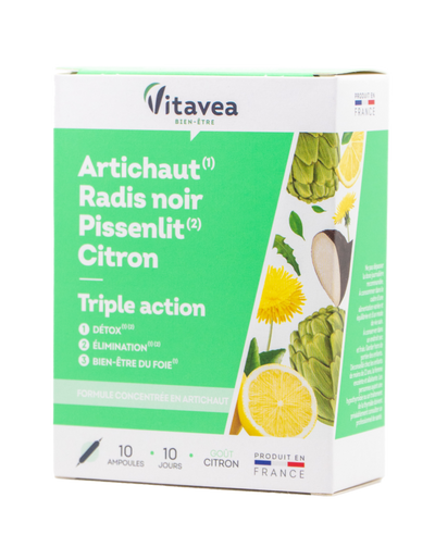 Vitavea Artišokai, kiaulpienės, ridikai ir citrinos detoksikacijai