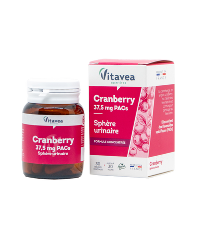 Vitavea Cranberry 37,5 mg PAC spanguolės šlapinimosi patogumui