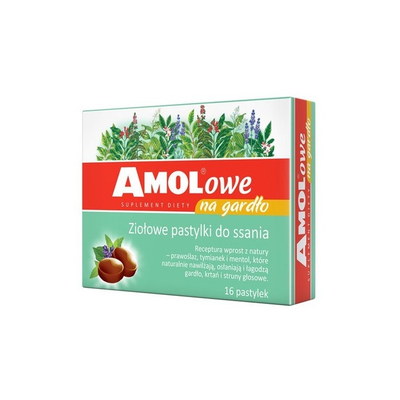 AMOL pastilės gerklei, 16 pastilių
