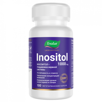 Evalar Inositol Inozitolis 1000 mg, 100 tablečių