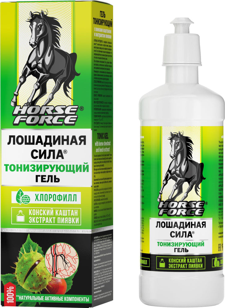 LOŠADINAJA SILA gelis-balzamas su kaštonų ekstraktu kraujotakai gerinti, 500 ml