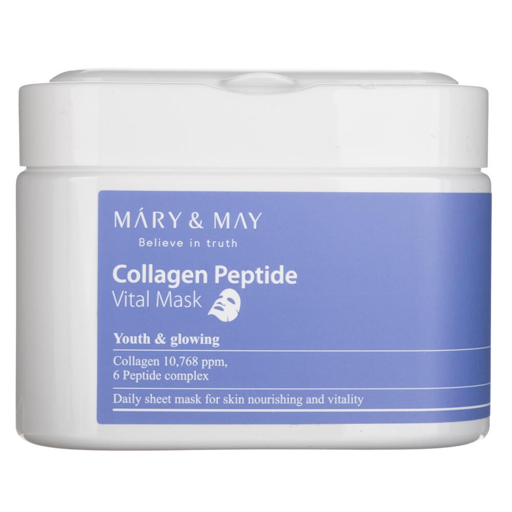 Mary&May kolageno peptidų kaukė - 30 vienetų