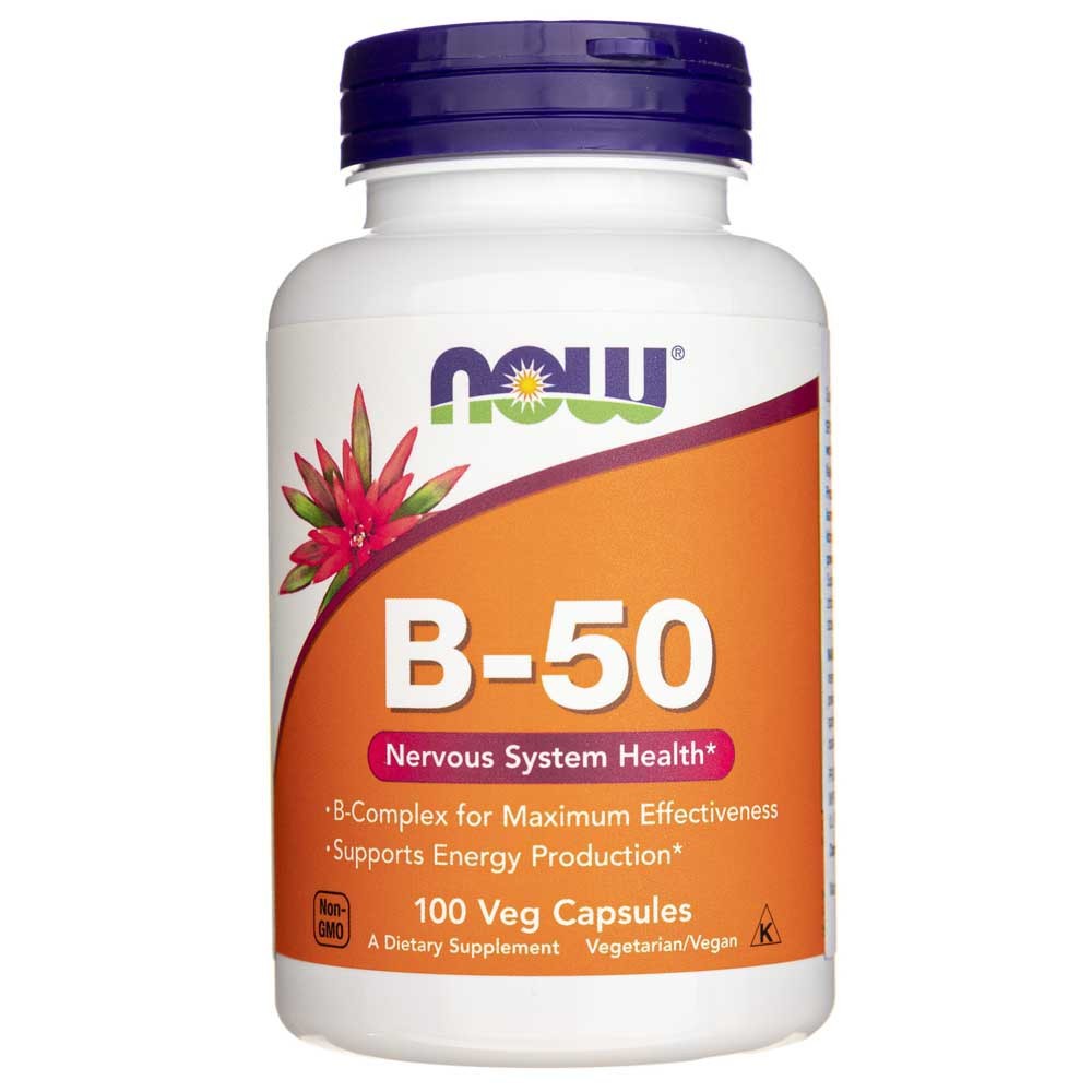 Now Foods B-50 - 100 kapsulių