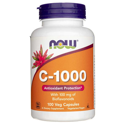 Now Foods vitaminas C-1000 su bioflavonoidais - 100 kapsulių