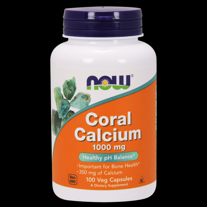 Now Foods Coral Calcium 1000 mg - 100 kapsulių