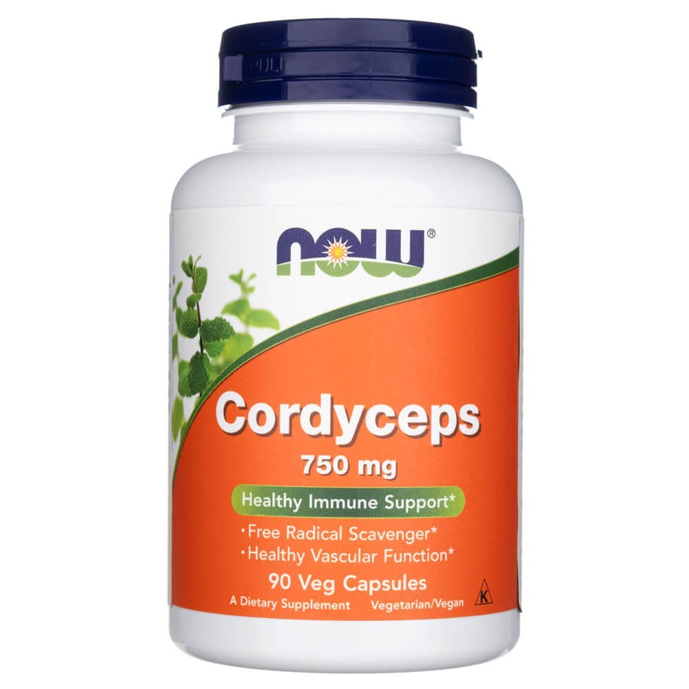 Now Foods Kordicepsas 750 mg - 90 kapsulių