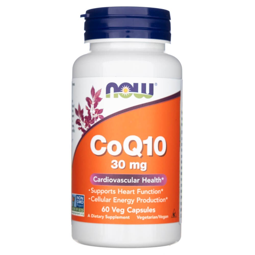 Now Foods CoQ10 30 mg - 60 kapsulių
