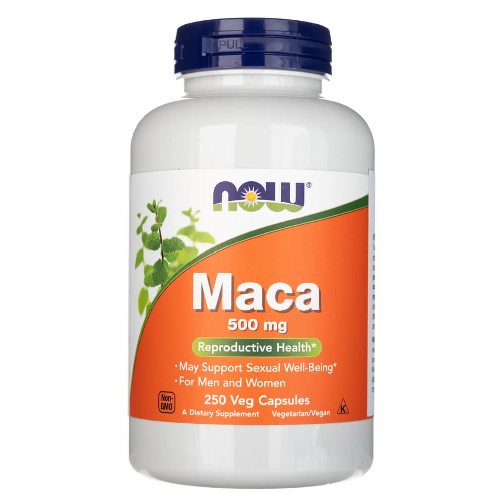 Now Foods Maca 500 mg - 250 kapsulių