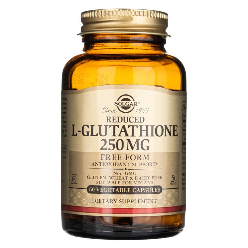 Solgar Sumažintas L-glutationas 250 mg - 60 kapsulių