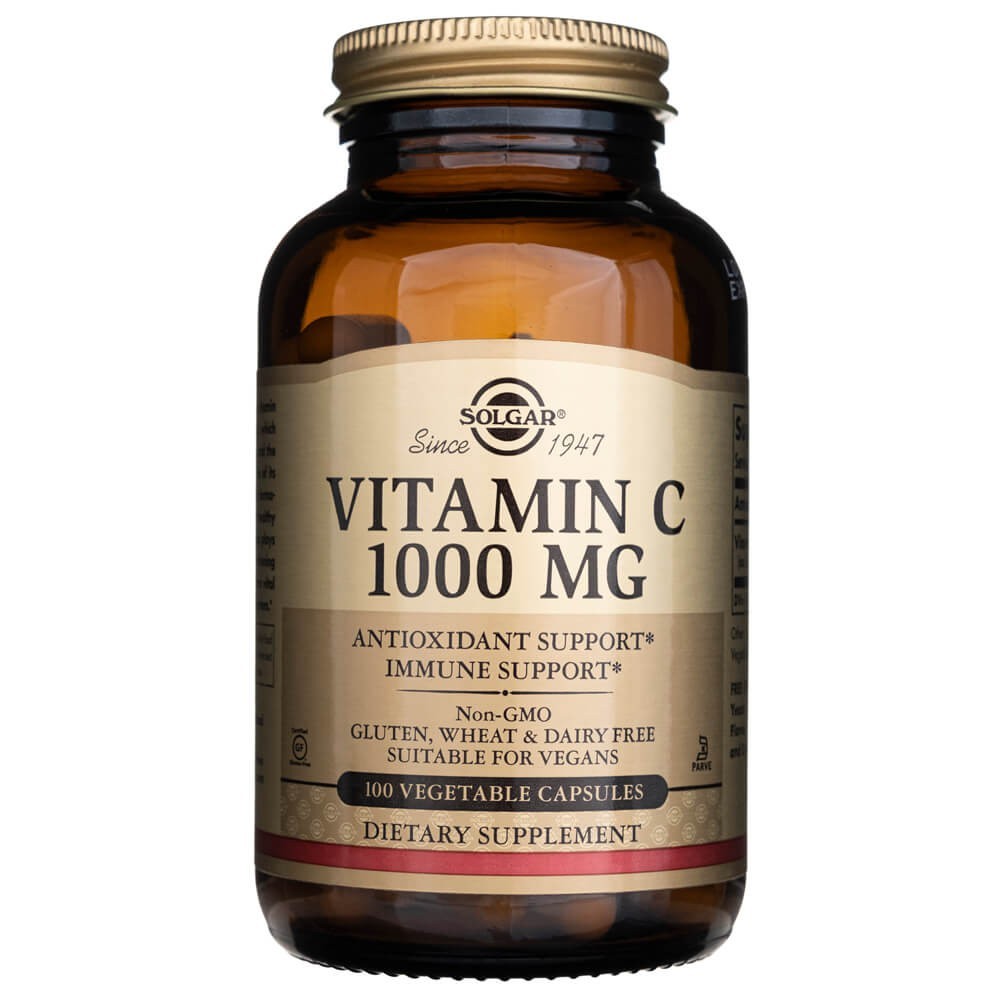 Solgar vitaminas C 1000 mg - 100 kapsulių