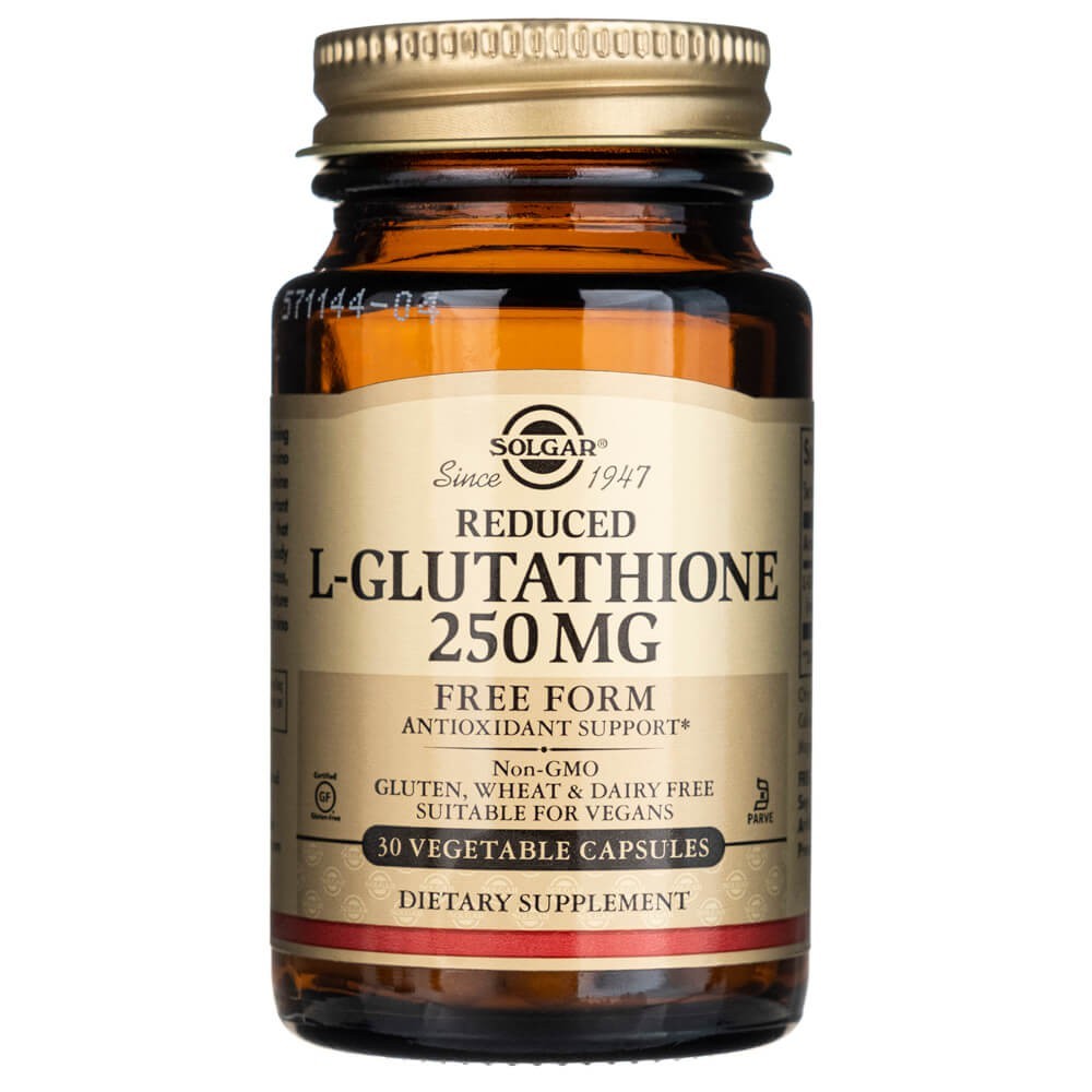 Solgar Sumažintas L-glutationas 250 mg - 30 kapsulių