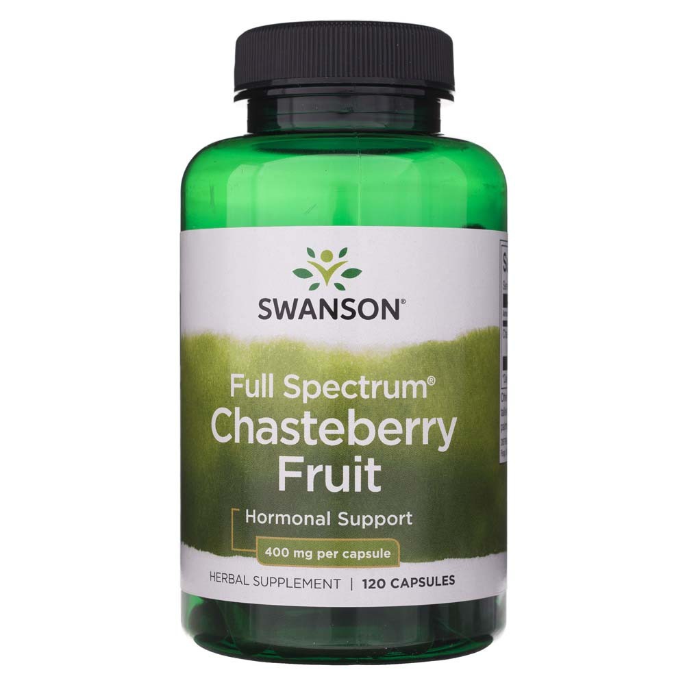 Swanson Full Spectrum Chasteberry Fruit 400 mg - 120 kapsulių