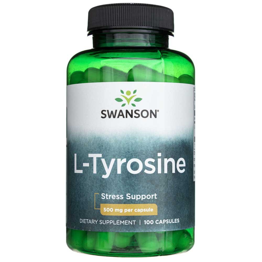 Swanson L-Tyrosine 500 mg - 100 kapsulių