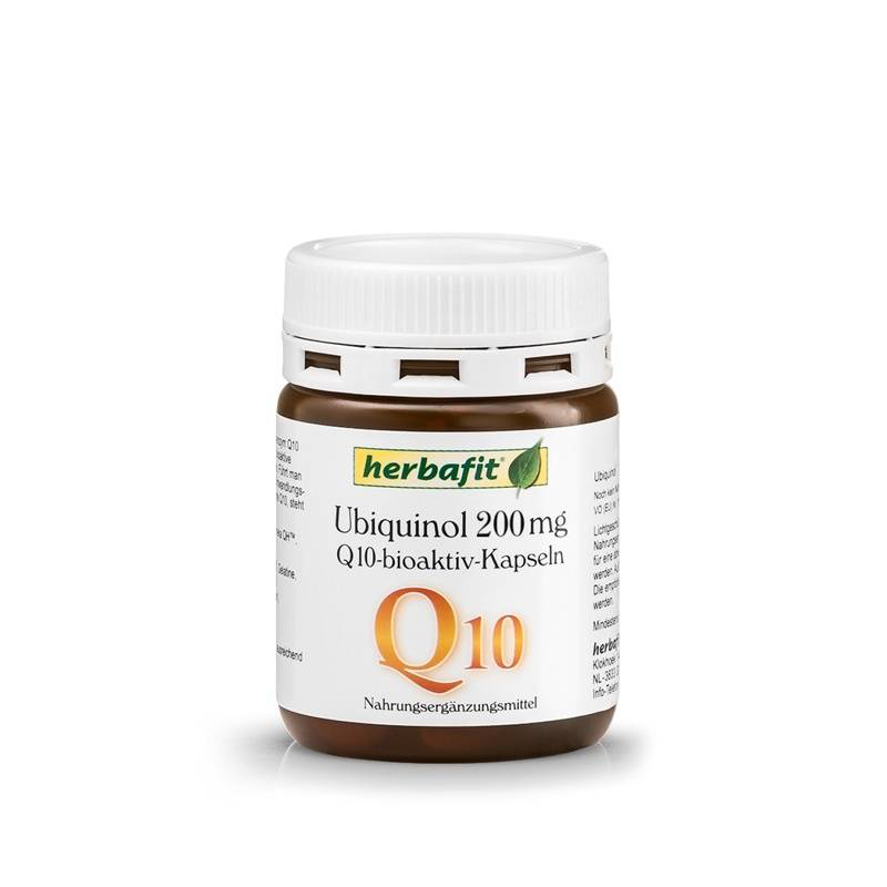 Herbafit Ubiquinol 200mg kofermentas Q10 bioaktyvus, 30 kapsulių