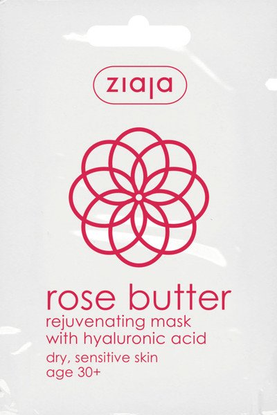 ZIAJA Rose Butter Rejuvenating Face Mask, 7 ml