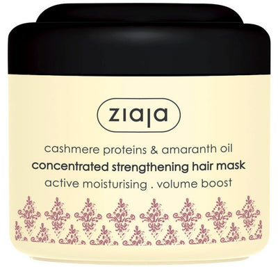 Ziaja, cashmere protein amaranth (amaranth) oil concentrated strengthening hair mask, 200 ml