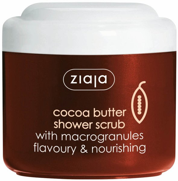 Ziaja cocoa butter shower scrub with microgranules, 200 ml