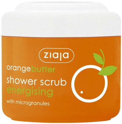 Ziaja Orange Butter Shower Scrub with Microbeads, 200 ml