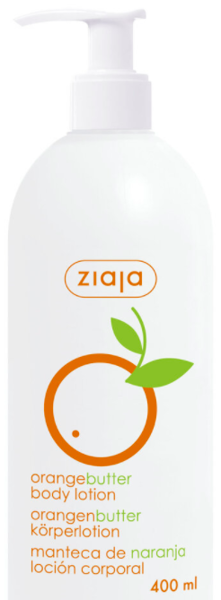 Ziaja orange butter body lotion with dispenser, 400 ml