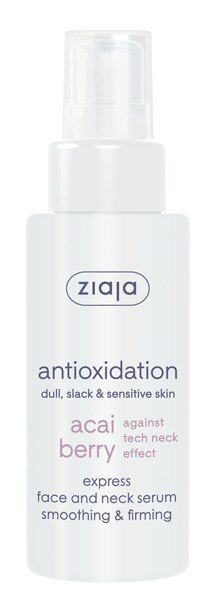 Ziaja Acai berry express smoothing and shaping face and neck serum, 50 ml