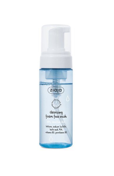 Ziaja cleansing foam for dry facial skin, 150 ml