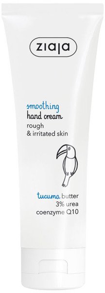 Ziaja smoothing hand cream with fat butter +3% UREA, 80 ml