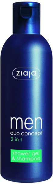 Ziaja MEN 2 in 1 duo gel + shampoo, 300 ml