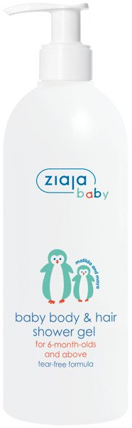 Ziaja Baby body and hair shower gel, 400 ml