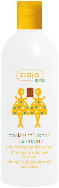 Ziaja kids shampoo and shower gel cookies and vanilla ice cream, 400 ml