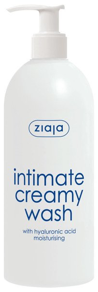 Ziaja Intimate hygiene cream cleanser with hyaluronic acid (with dispenser), 500 ml