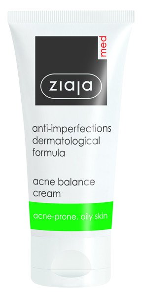 Ziaja Med anti-imperfections face cream against acne, 50 ml