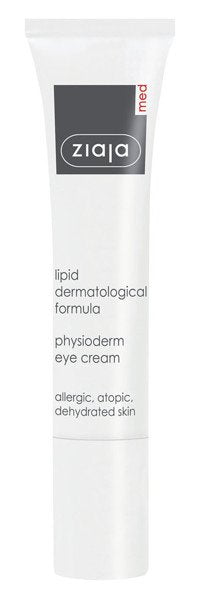 Ziaja Med physiodermic moisturizing eye cream with lipids, 15 ml