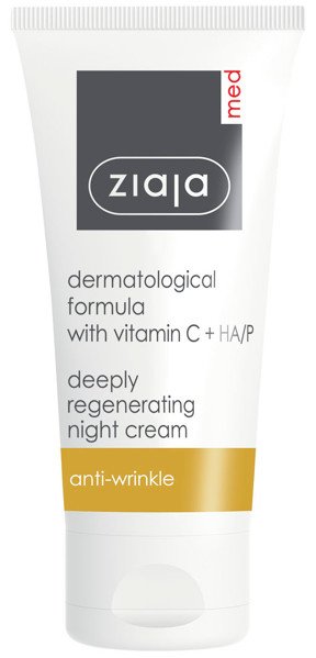 Ziaja Med intensively regenerating night face cream with vitamin C, 50 ml