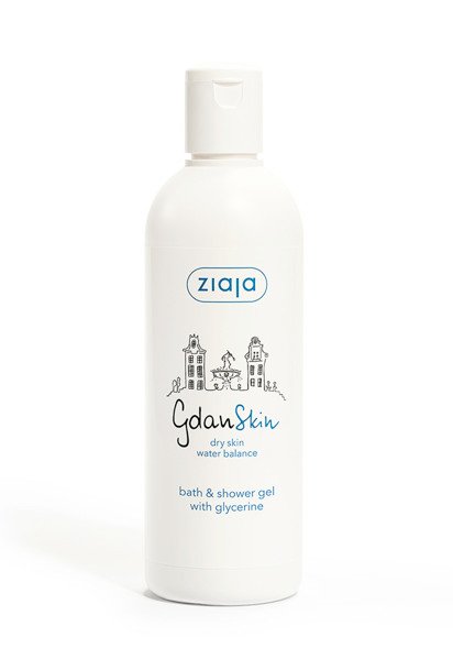 Ziaja GdanSkin shower gel with glycerin, 300ml