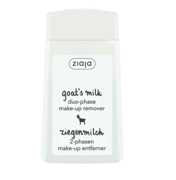 Two-phase eye and lip make-up remover with goat's milk waterproof, 120 ml