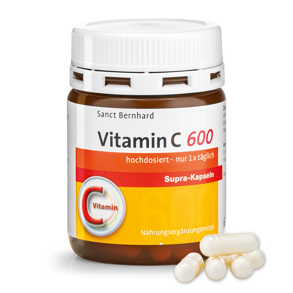 Sanct Bernhard Vitamin C 600mg, 60 capsules