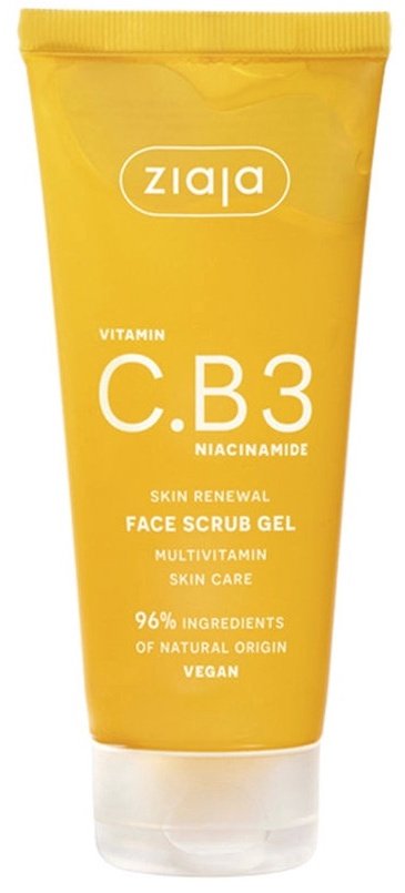 Facial scrub Ziaja Vitamin C.B3 Niacinamide, 100 ml