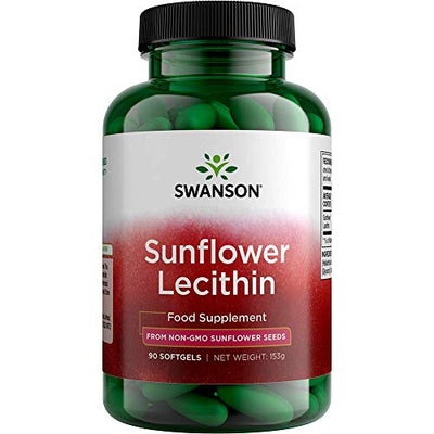 Swanson Sunflower Lecithin, 90 capsules