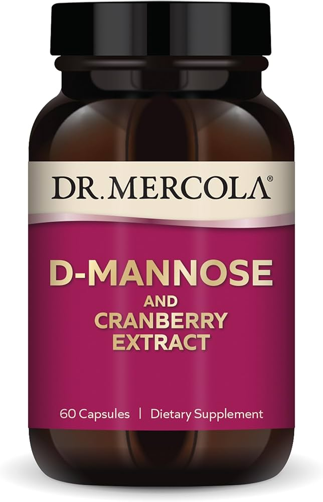 Dr. Mercola D-Mannose & Cranberry Extract – 60 kapsulių