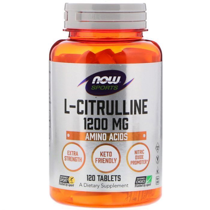 NOW L-Citrulline 1200mg, 120 tablets