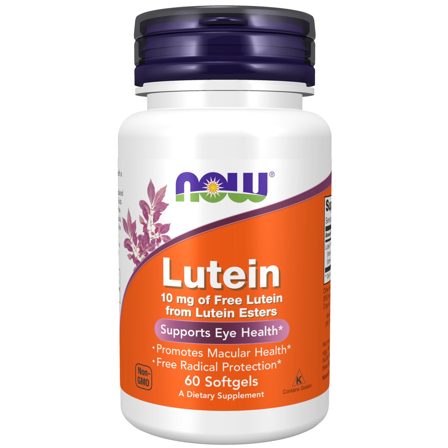 Now Lutein 10mg, 60 capsules