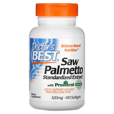 Doctor's Best Saw Palmetto with Prosterol 320 mg, 180 capsules