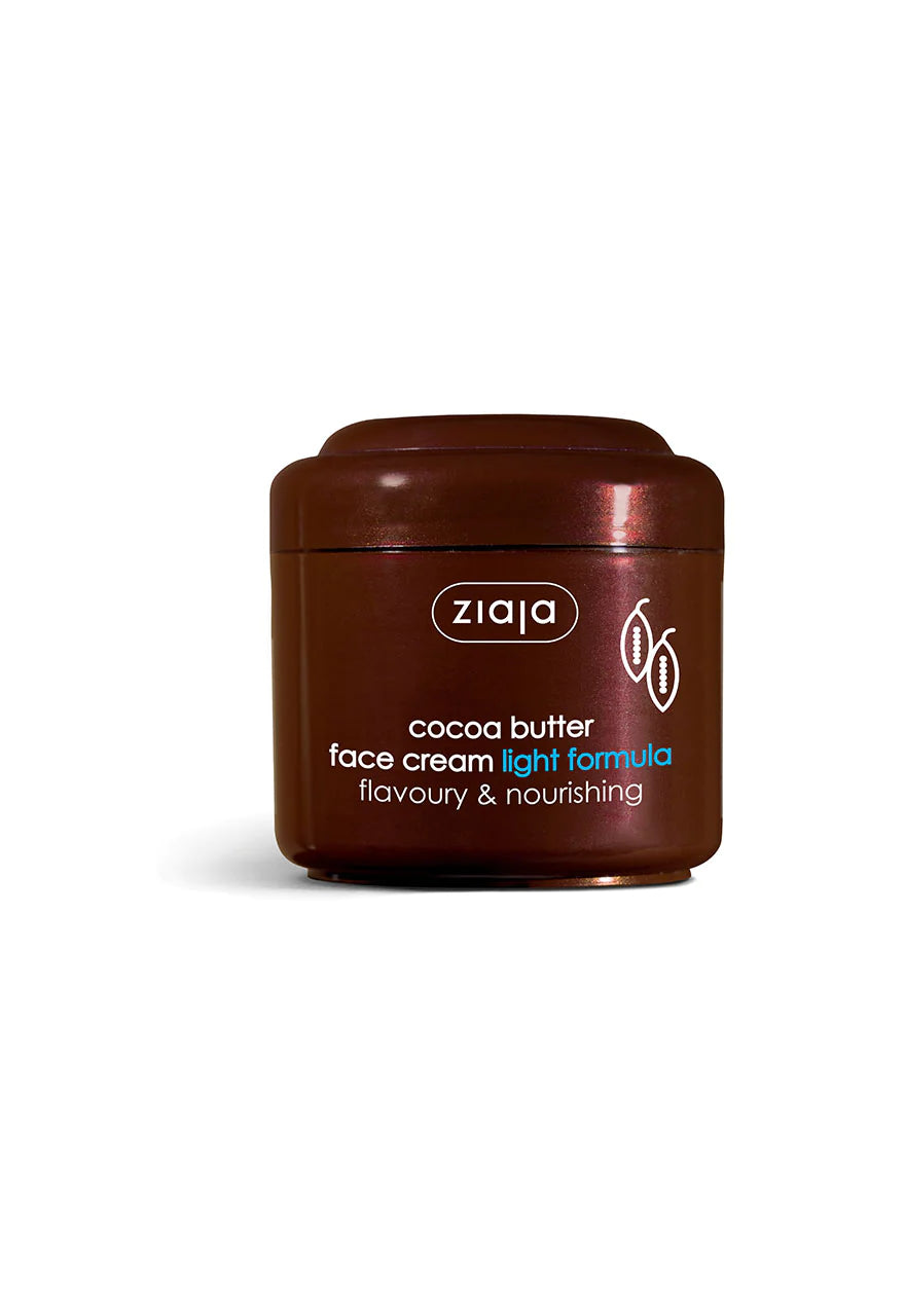 Ziaja cocoa butter face cream, light formula, 100 ml