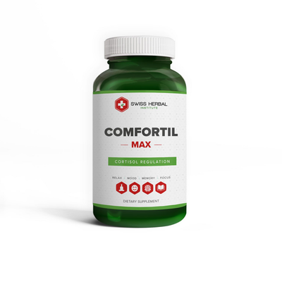 Swiss Herbal Comfortil™ Max – nervų sistemai, stresui ir emocinei pusiausvyrai - 60 kapsulių
