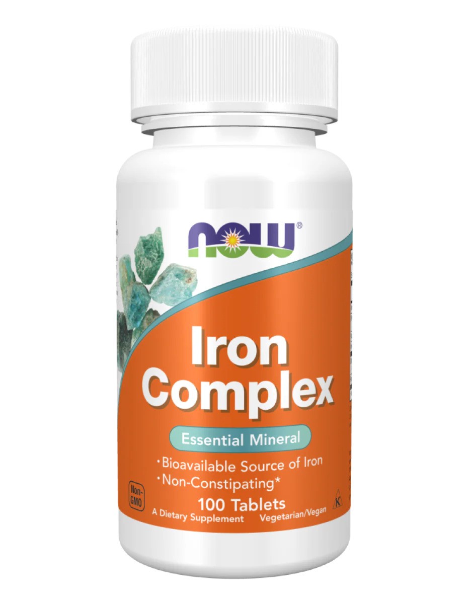 NOW Iron Complex, 100 tablets