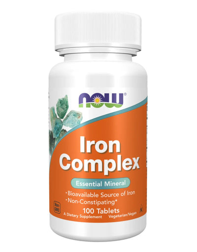 NOW Iron Complex, 100 tablets