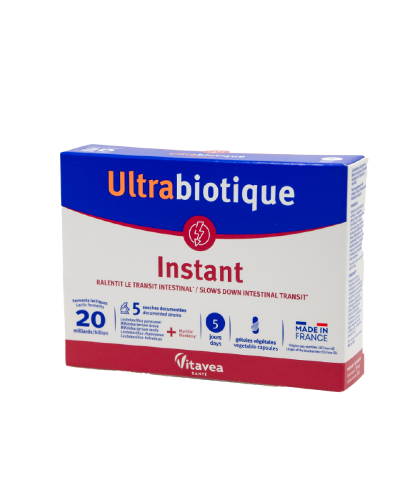 Vitavea Ultrabiotique Instant žarnyno judėjimui lėtinti