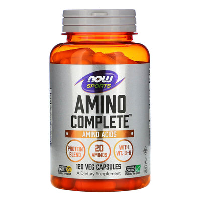 NOW Amino Complete Amino acids, 120 capsules